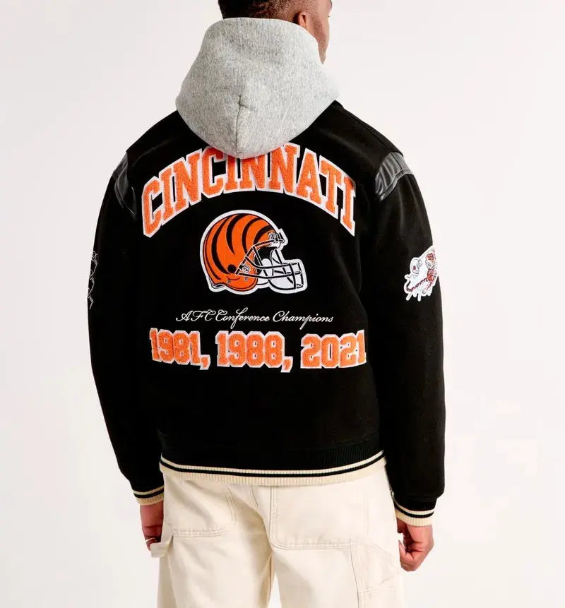 Cincinnati Bengals Varsity Bomber Jacket Rackup