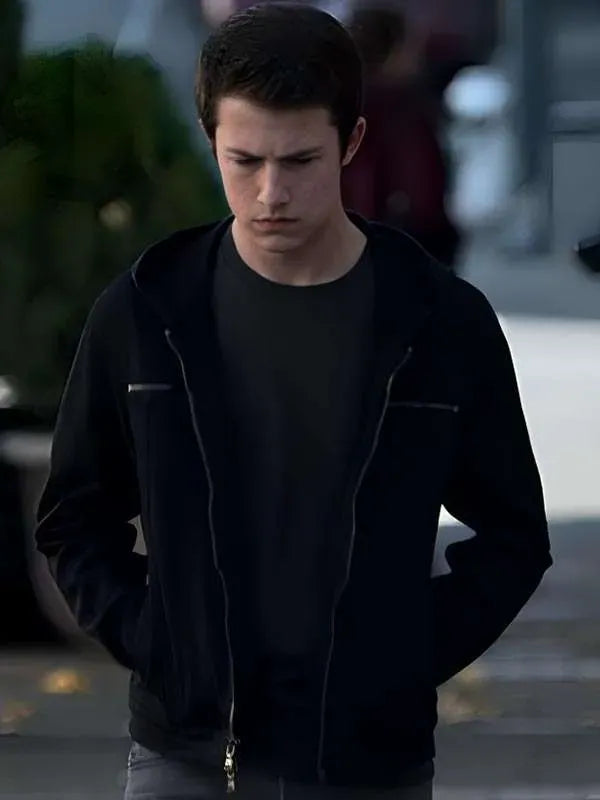 Clay Jensen 13 Reasons Why Black Hoodie