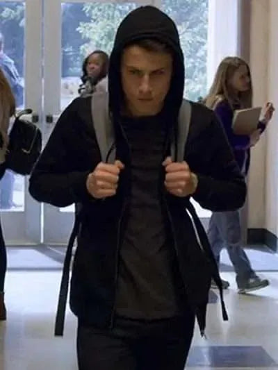 Clay Jensen 13 Reasons Why Black Hoodie