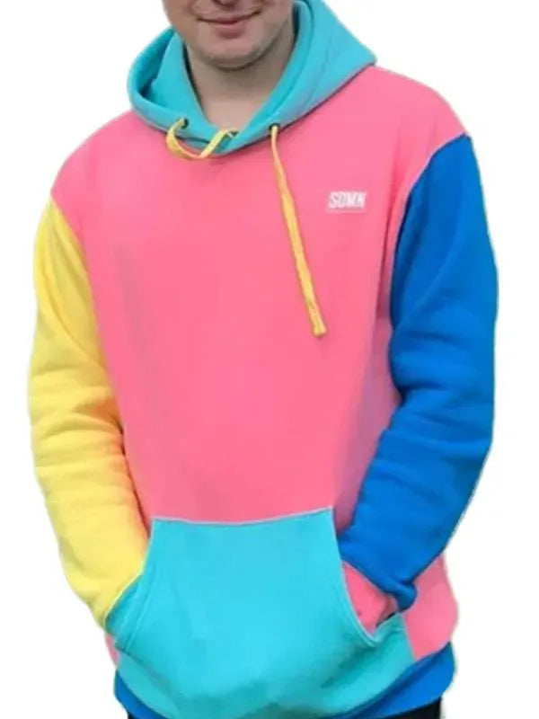 Color Block Sidemen Hoodie