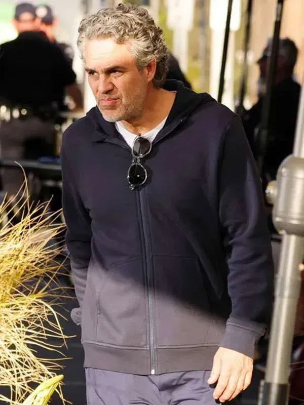 Crime 101 Mark Ruffalo Blue Hoodie
