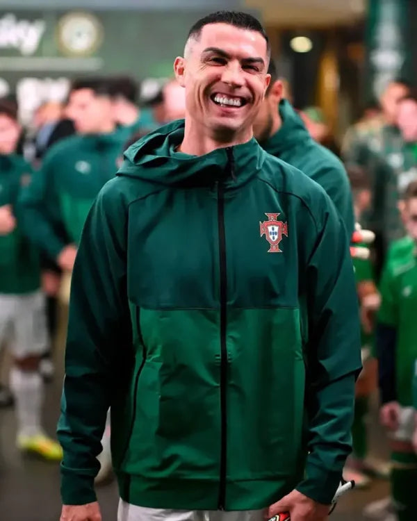 Cristiano Ronaldo FIFA World Cup 2026 Qualifier Green Jacket