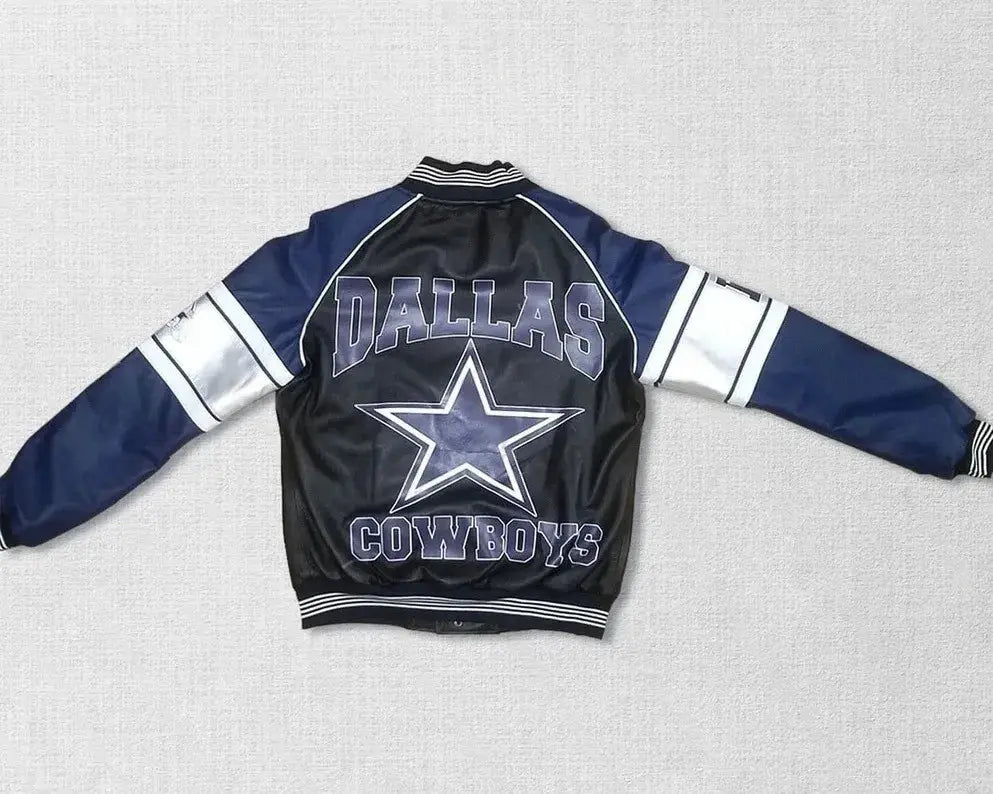 Dallas Cowboys Leather Jacket Rackup