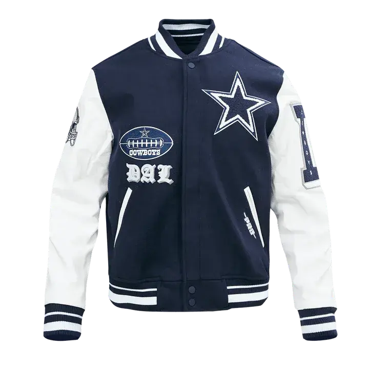 Dallas Cowboys Old English Varsity Jacket Rackup