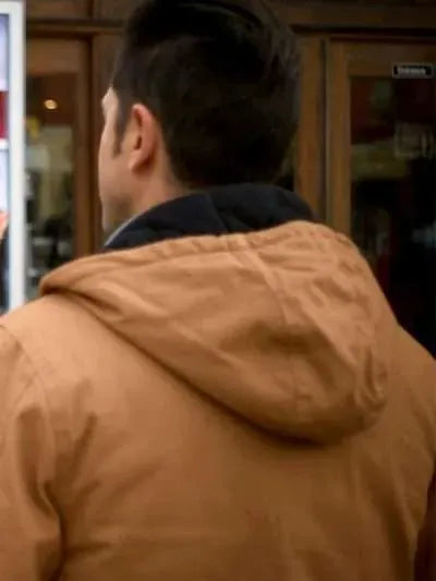 David O’Donnell A Christmas in Vermont Brown Hooded Jacket