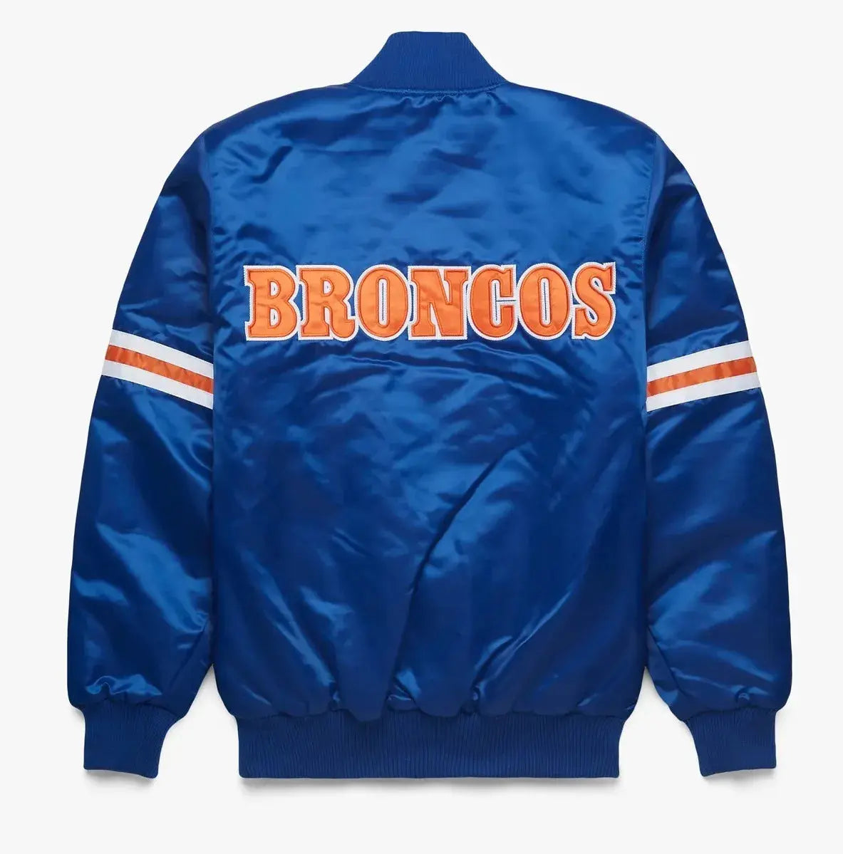 Denver Broncos Satin Varsity Jacketq Rackup