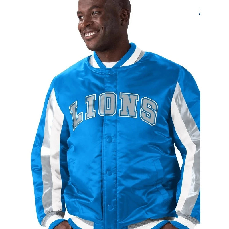 Starter Detroit Lions Heavyweight Satin Jacket