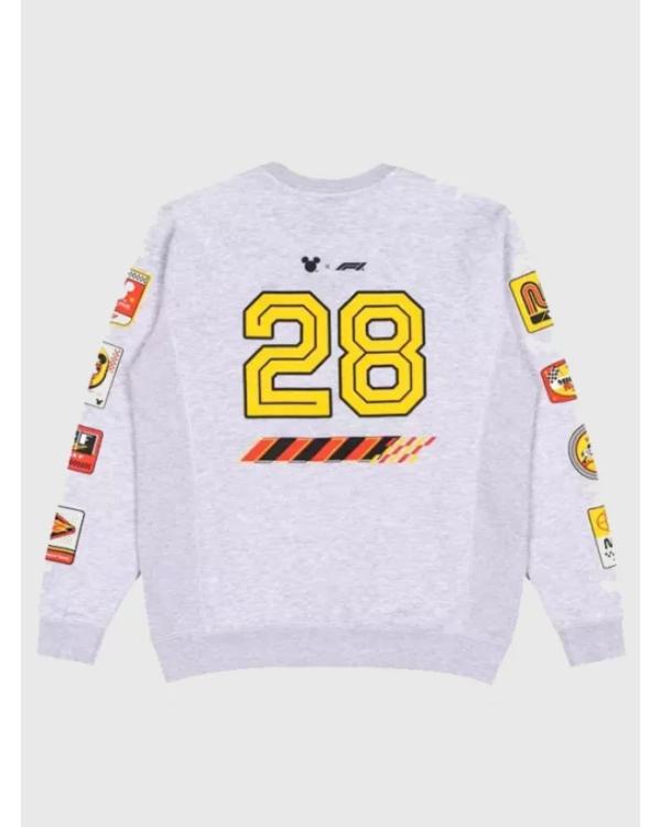 Disney x Formula 1 Pullover Grey Sweatshirt