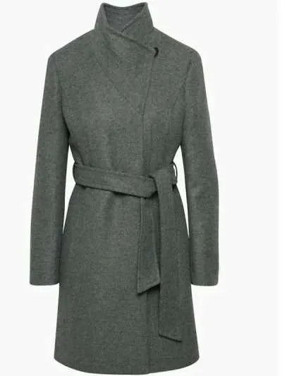 Amy Larsen Doc 2025 Grey Trench Coat