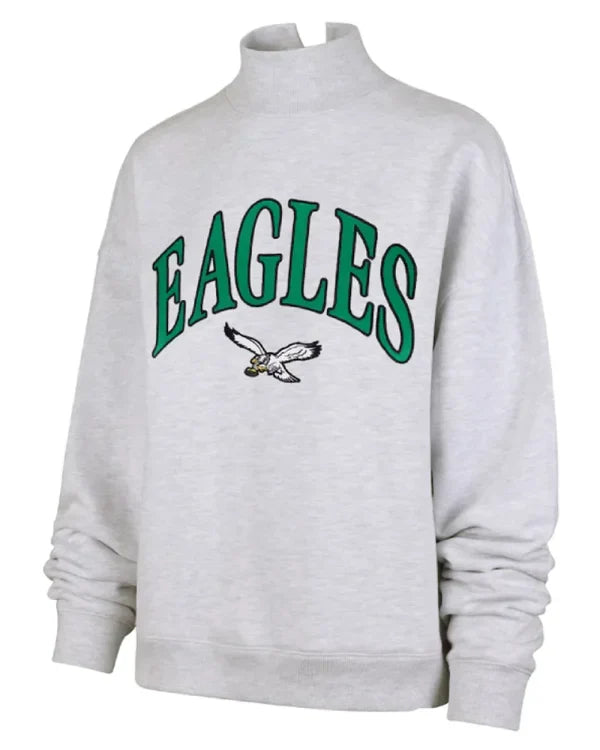 Eagles Mock Neck Sweatshirt