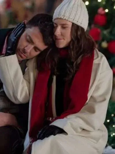 Eden Sher A Keller Christmas Vacation White Coat