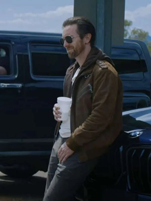 Exit Protocol 2025 Scott Martin Brown Suede Leather Jacket