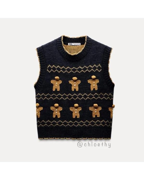 Finding Mr Christmas S02 Gingerbread Cookies Sweater Vest