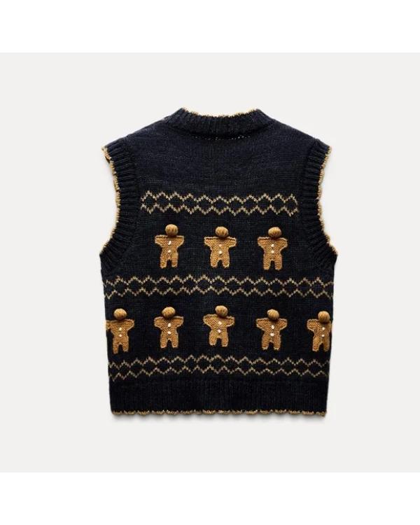 Finding Mr Christmas S02 Gingerbread Cookies Sweater Vest