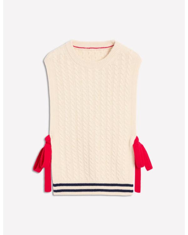 Finding Mr Christmas S02 Melissa Peterson Cable Knit Tabard