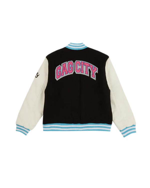 Gag City Black Varsity Jacket