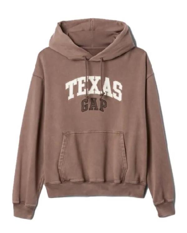 Gap Texas Brown Oversized Hoodie
