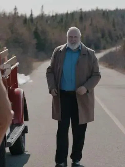 George Masswohl Everything Christmas 2023 Brown Coat