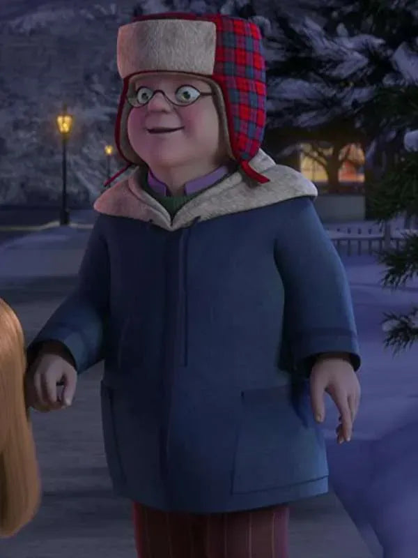 Grandpa Bill All I Want for Christmas Is You Blue Jacket