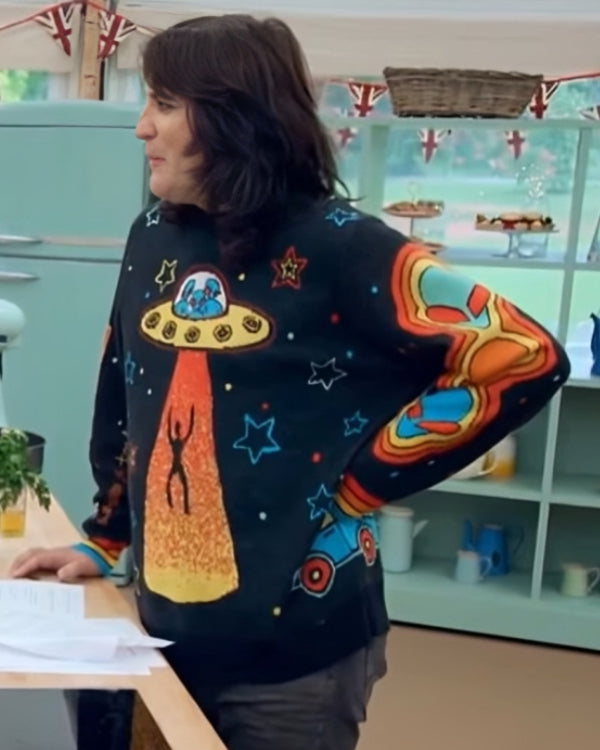 Great British Bake Off S15 Noel Fielding Tony Albert Artist Sweater