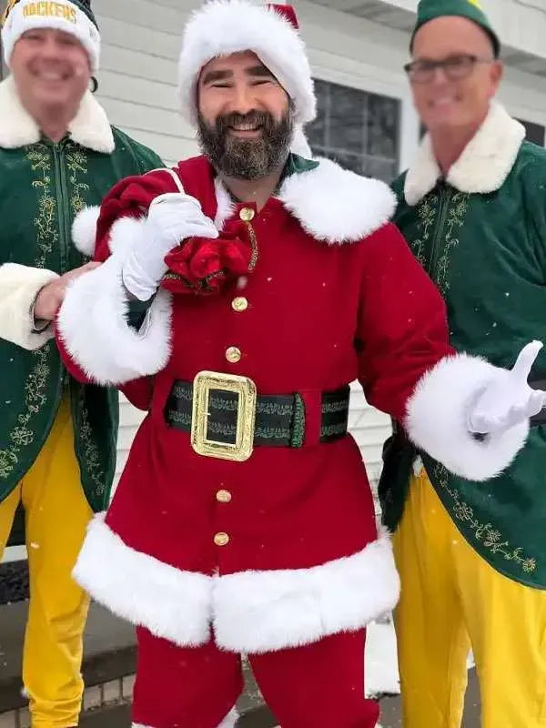 Jason Kelce Santa Claus Coat