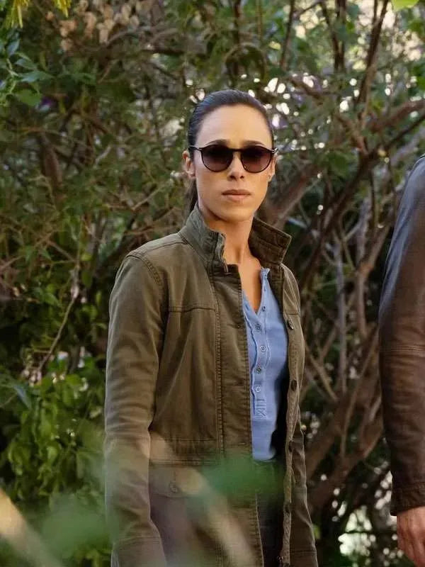 Jessica Camacho Countdown Green Cotton Jacket