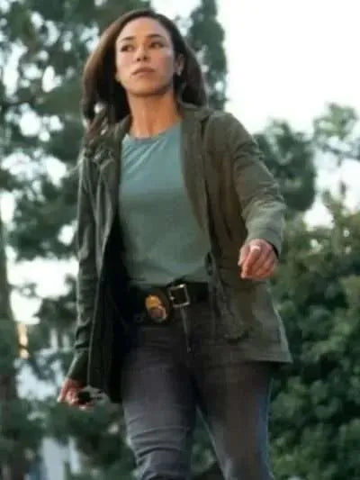 Jessica Camacho Countdown Green Cotton Jacket