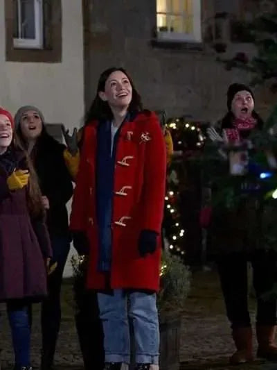 Jill Winternitz Christmas in Scotland Red Coat