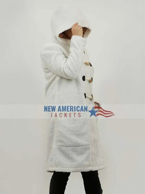 Jodie Sweetin A Cozy Christmas Inn Shearling Coat