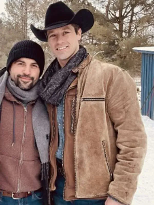 Joe Kurak Cupid’s Christmas Suede Leather Jacket