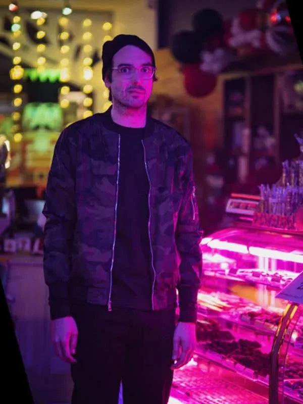 Jonah Ray Christmas Bloody Christmas Bomber Jacket