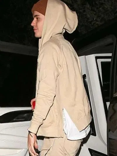 Justin Bieber Beige Hoodie