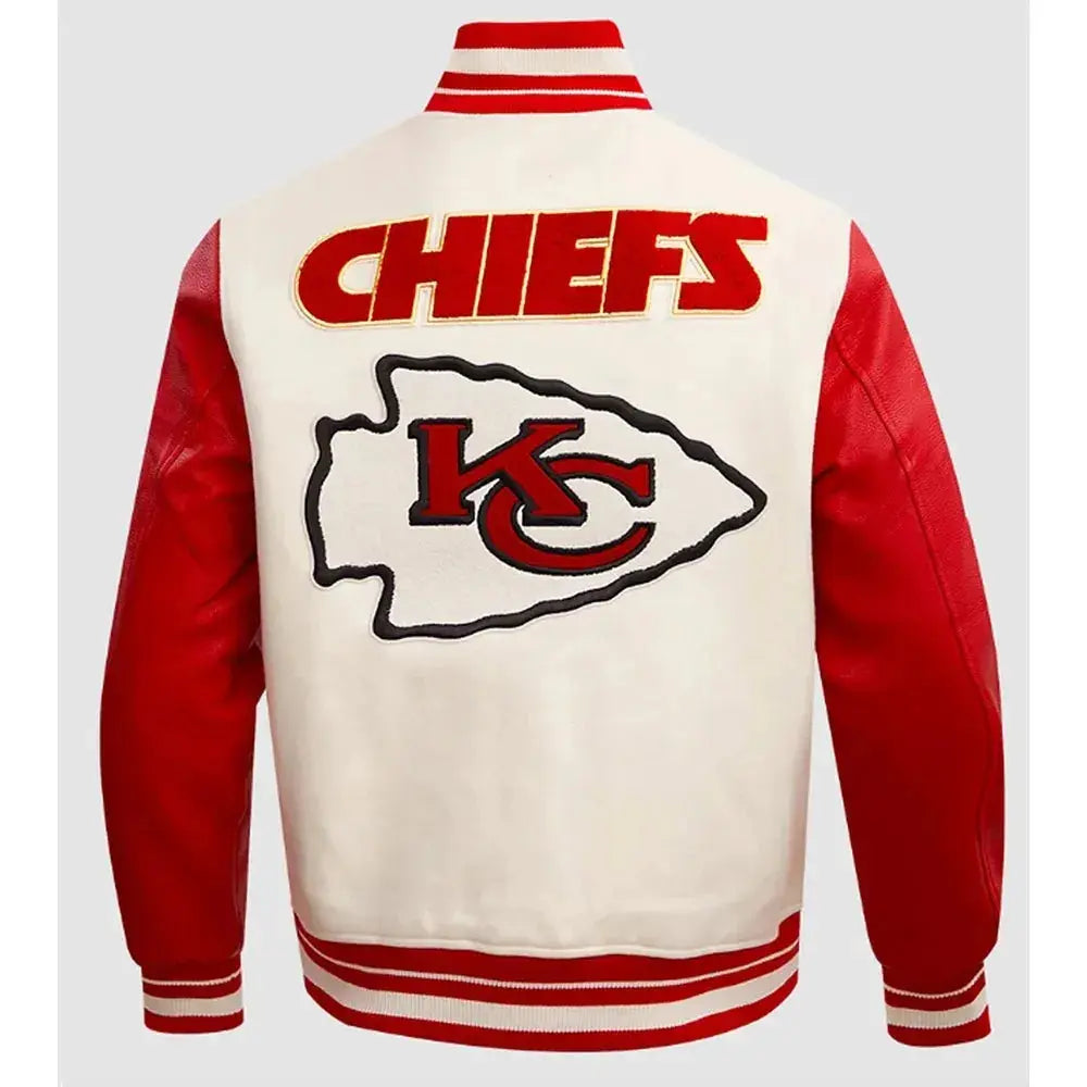 Kansas City Chiefs Retro Classic Rib Varsity Jacket Rackup