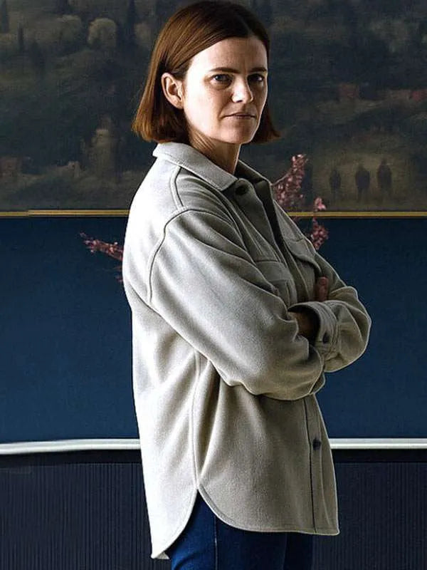 The Astronaut 2025 Kate Mara White Jacket