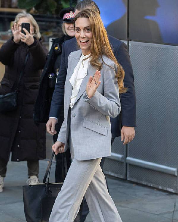 Kate Middleton Future Workforce Summit Blue Suit