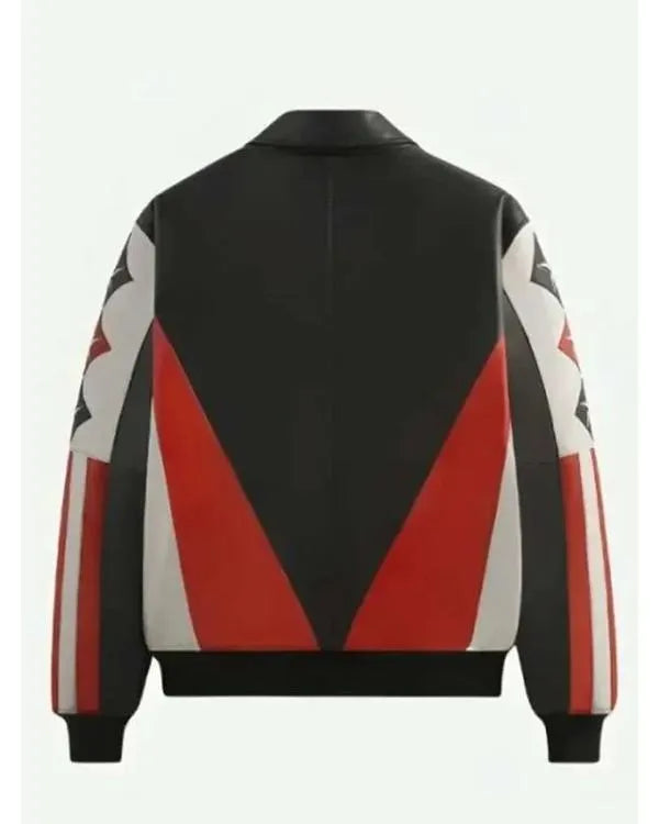 Kevin Durant Olympic 2026 Black Leather Jacket - The America Jackets