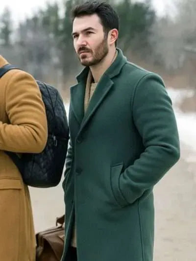 Kevin Jonas A Very Jonas Christmas Movie Green Coat