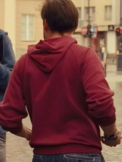 Kieran Culkin A Real Pain Maroon Hoodie