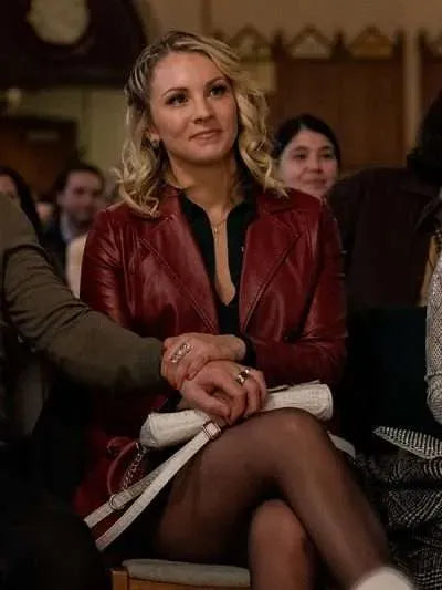 Lanie McAuley Country Hearts Christmas Leather Coat