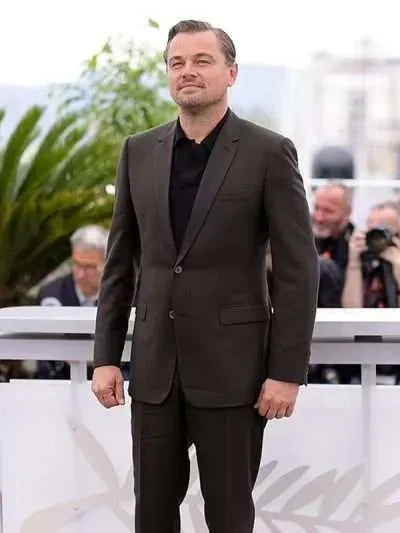 Leonardo DiCaprio Killers of the Flower Moon Movie Event Brown Suit