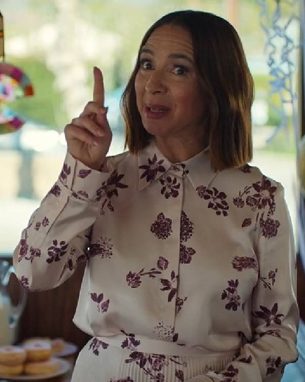 Loot S03 Maya Rudolph Floral Blouse