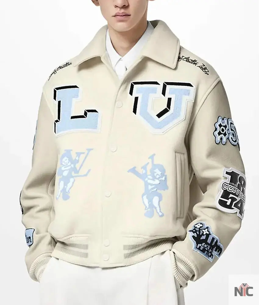 Louis Vuitton Bunny Varsity Jacket Clanton Jacket