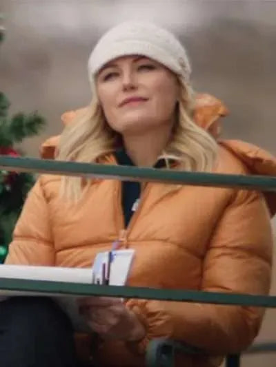 Malin Akerman The Christmas Classic 2023 Puffer Jacket
