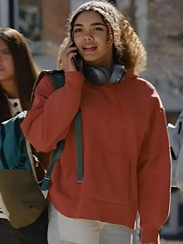 McKenna Roberts Back in Action 2025 Red Hoodie