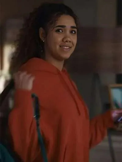 McKenna Roberts Back in Action 2025 Red Hoodie