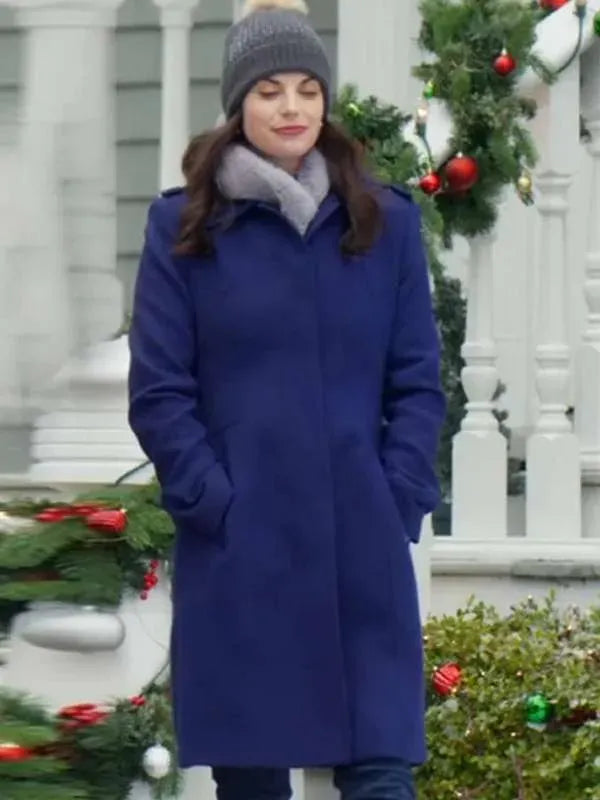 Meghan Ory Believe in Christmas 2024 Blue Coat