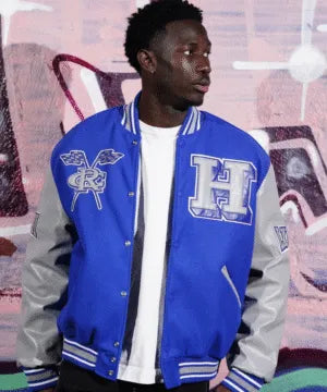 (Men) Hampton University Varsity Jacket - The America Jackets