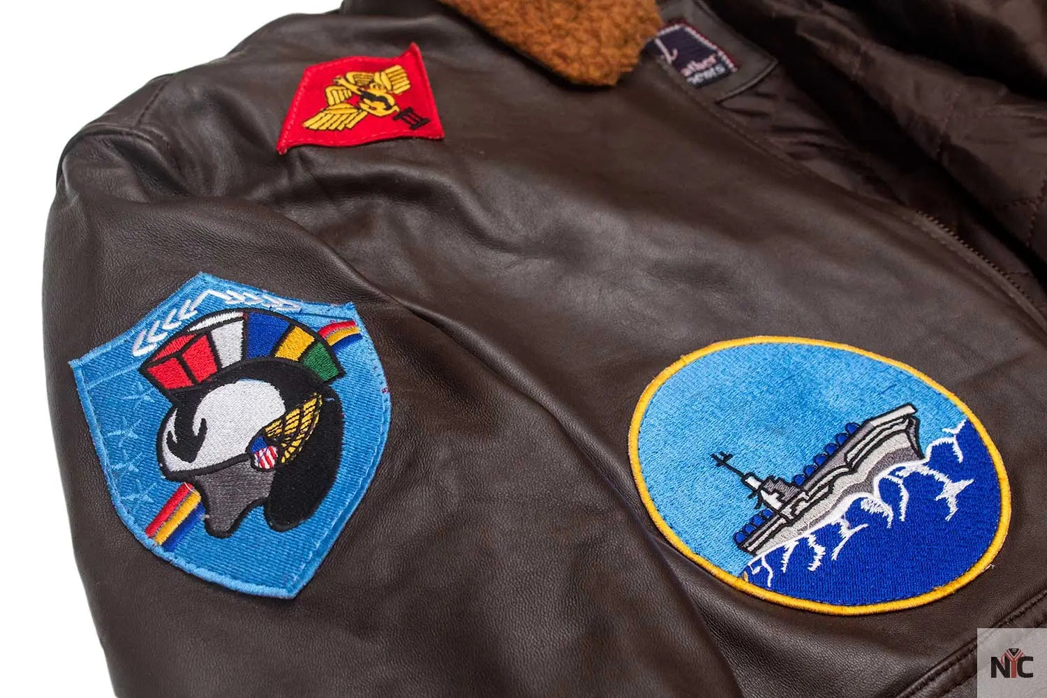 Men’s Top Gun Tom Cruise Leather Jacket Clanton Jacket