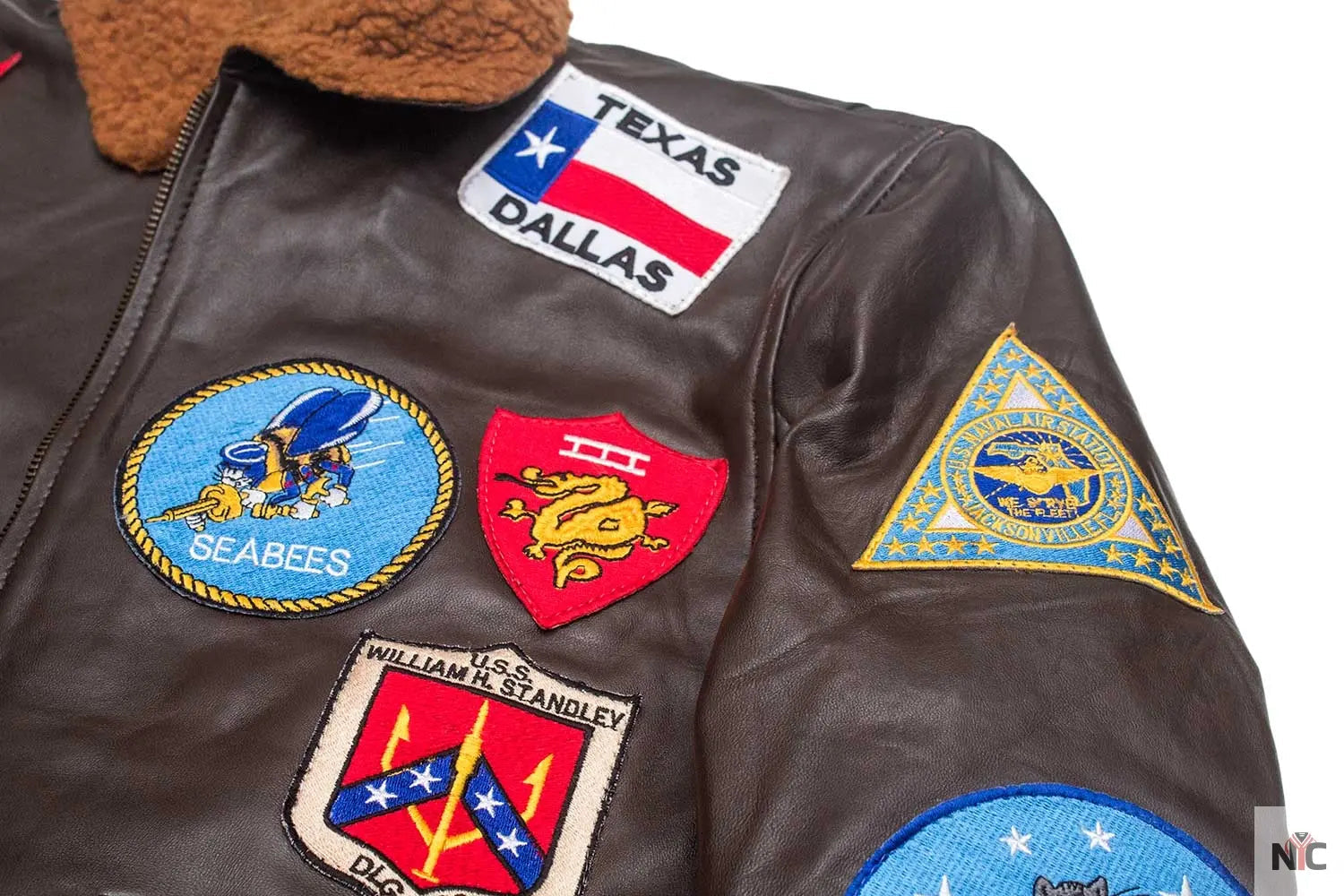 Men’s Top Gun Tom Cruise Leather Jacket Clanton Jacket