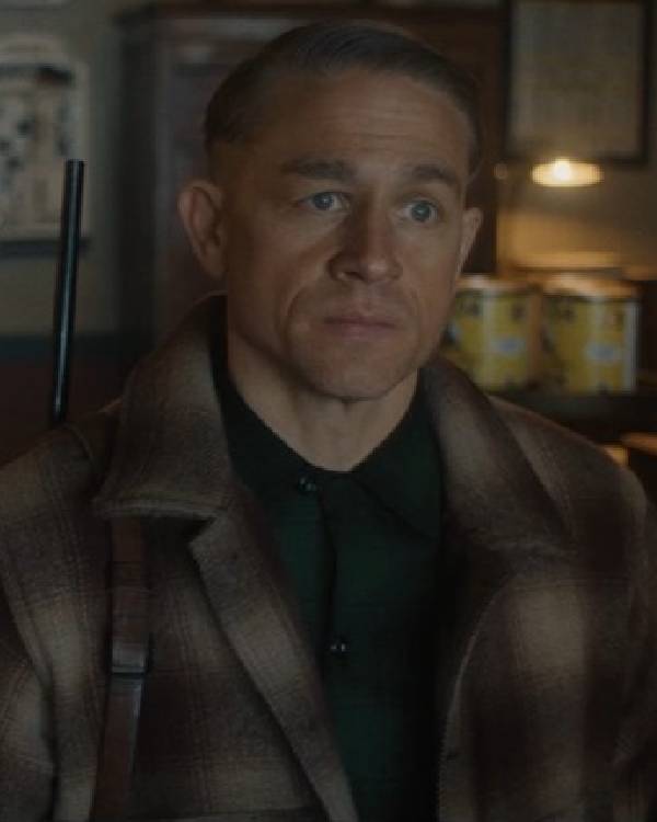 Monster S03 Charlie Hunnam Brown Coat